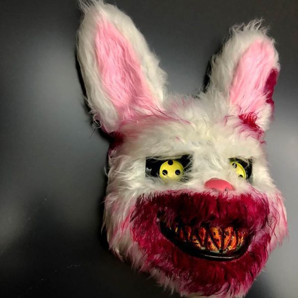 Bloody Rabbit Mask - Lapins sanglants masque Halloween horreur masques mascarade f te Cosplay effrayant masque confortable respirant pour adultes 1