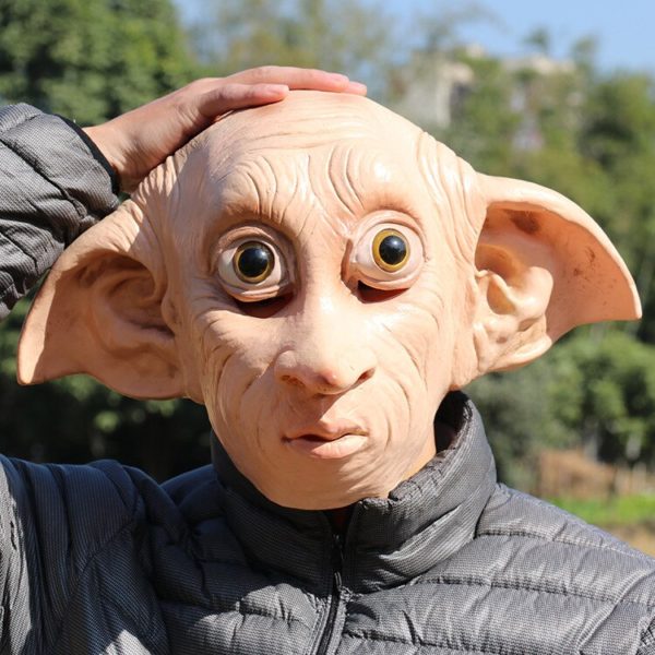 Dobby Mask - Masque en Latex harry Potter monde magique Dobby Elf nouveaut Halloween Cosplay accessoires amusants Costumes de