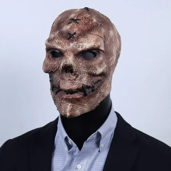 Horror Killer Skull Mask - Masques de Cosplay cr ne Anime masque diable en Latex squelette Masques faciaux d horreur Costumes