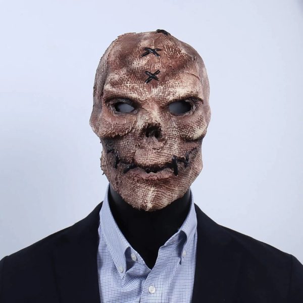 Horror Killer Skull Mask - Masques de Cosplay cr ne Anime masque diable en Latex squelette Masques faciaux d horreur Costumes.jpg Q90.jpg