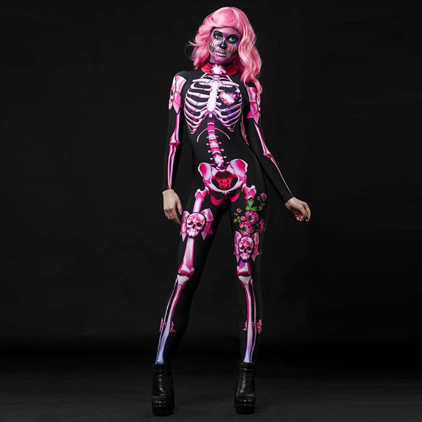 Skeleton costume woman