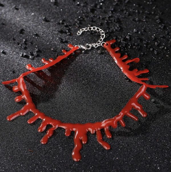 Blood Drops Necklace - blood drops necklace 8
