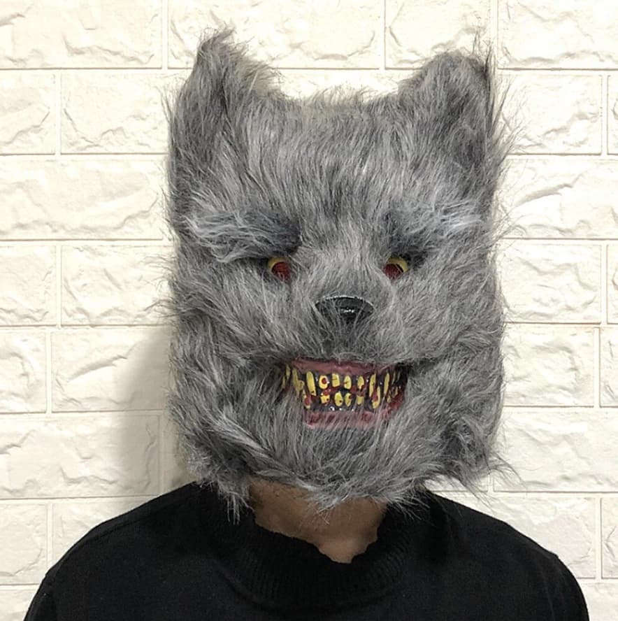 blood wolf mask