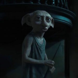 dobby in malfoys castle, harry potter and the Deathly Hallows 1