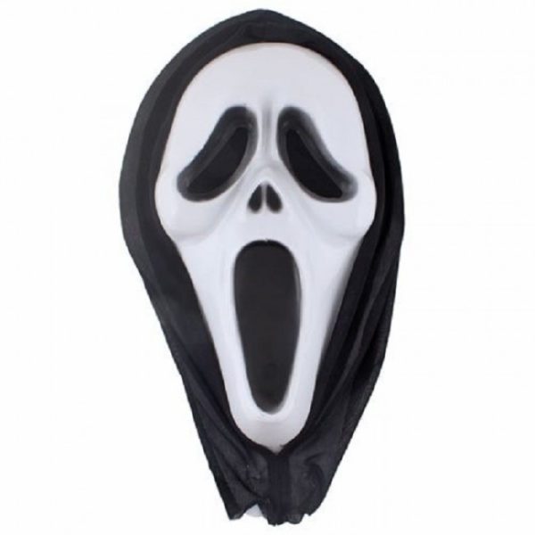 Scream Mask & Costume - hlw mask scream