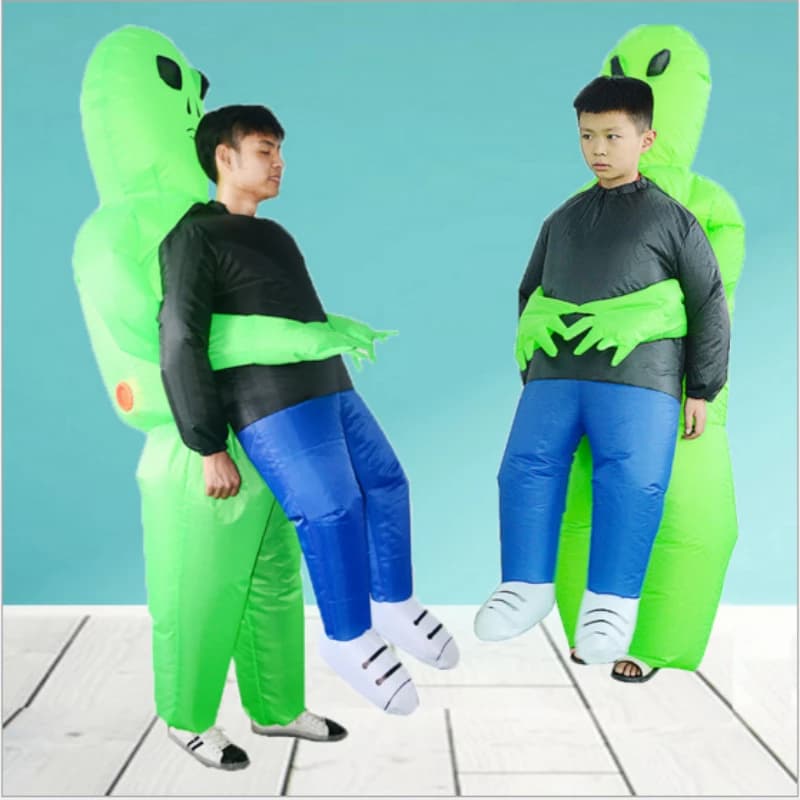 Alian Inflatable Suit - Costume gonflable Alien vert pour adultes et enfants tenue de soir e dr le d guisement.jpg Q90.jpg