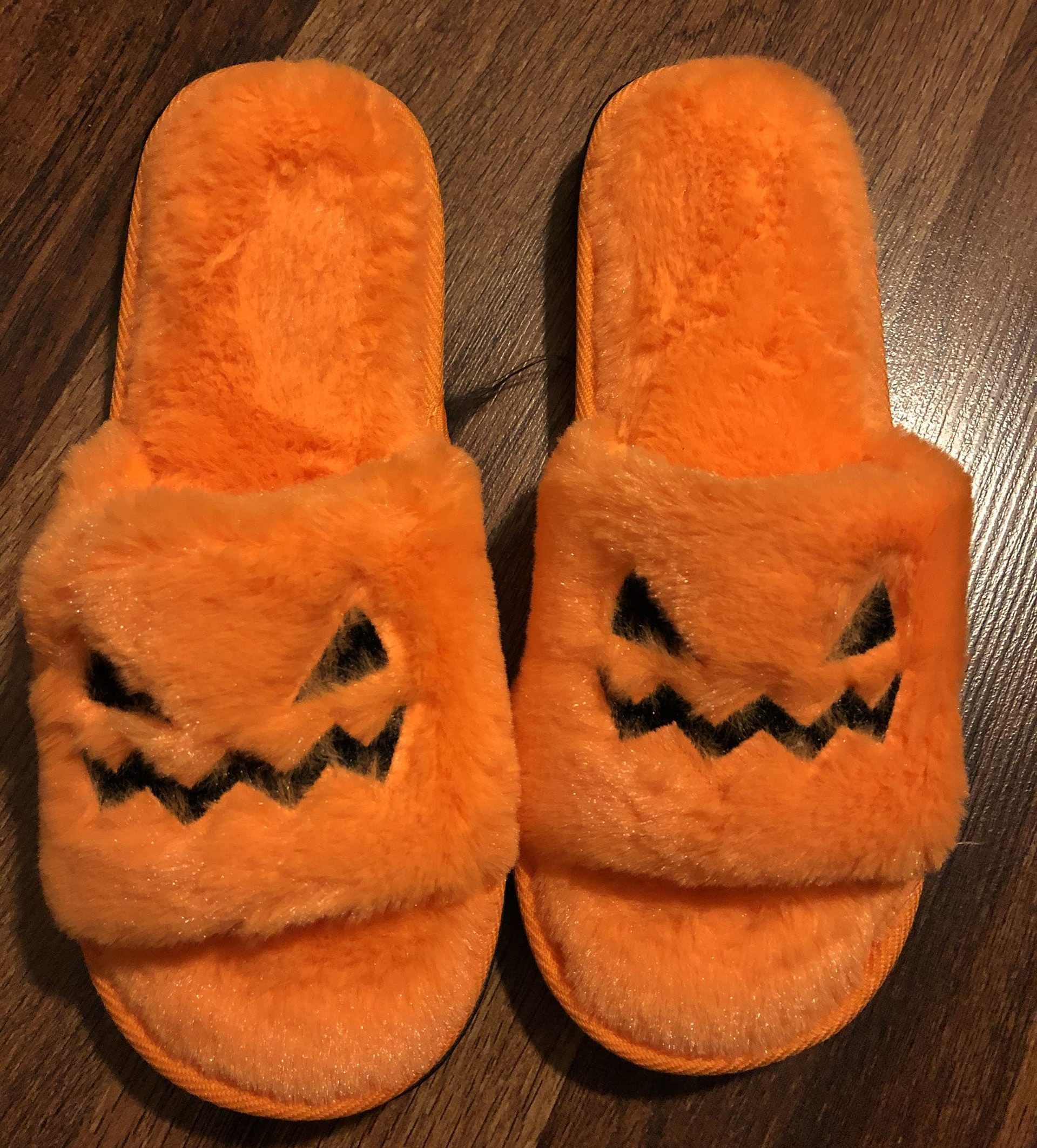 pumpkin slippers