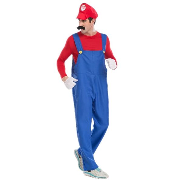 Funny Peach and Mario Costume For Couples