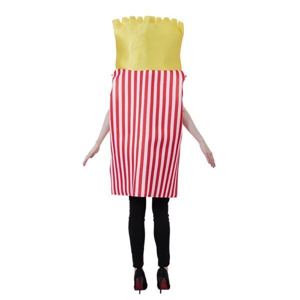 Burger costume and fries