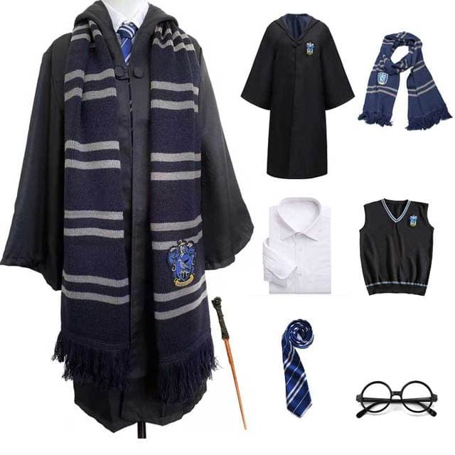 Magic Wizard Harry Potter Cosplay Costume Cape Pour Adultes